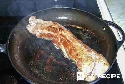 Филе свинины с соусом песто из семечек (2-й рецепт)