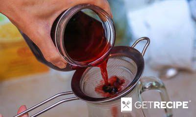 Холодный чай каркаде с черной смородиной (2-й рецепт)