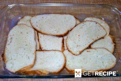 Запеканка из хлеба с ветчиной и жареным луком по-голландски (2-й рецепт)