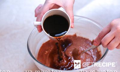Шоколадный кекс с кофе и ликером