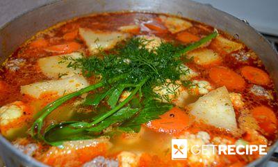 Венгерский суп с мясными фрикадельками (2-й рецепт)