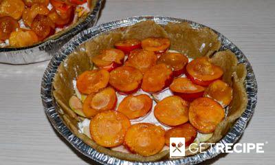 Постная ржаная галета с яблоками и сливой (2-й рецепт)