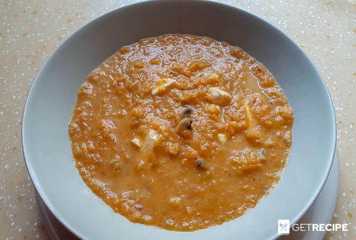 Photo of Тыквенный суп-пюре с грибами (2-й рецепт)