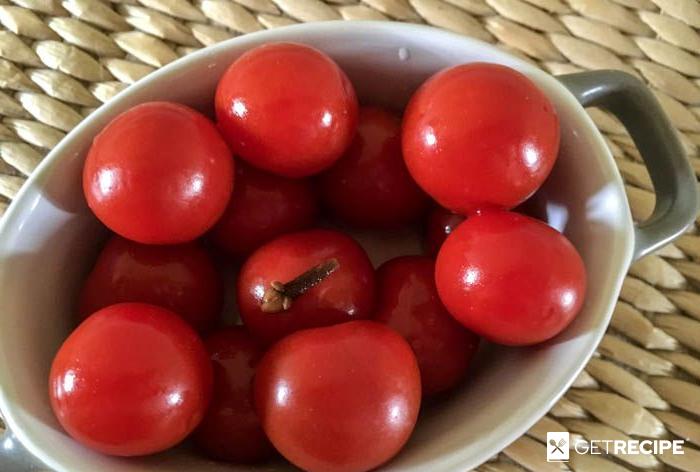 Photo of Соленые помидоры черри с чесноком в газированной воде (2-й рецепт)