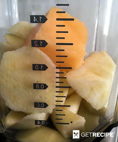 Джем из яблок с дыней, имбирем и сушеными апельсинами (2-й рецепт)