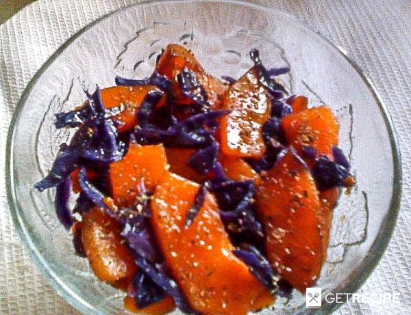 Photo of Теплый салат с краснокочанной капусты и тыквы (2-й рецепт)