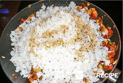 Восточный рис с имбирем и курицей (2-й рецепт)