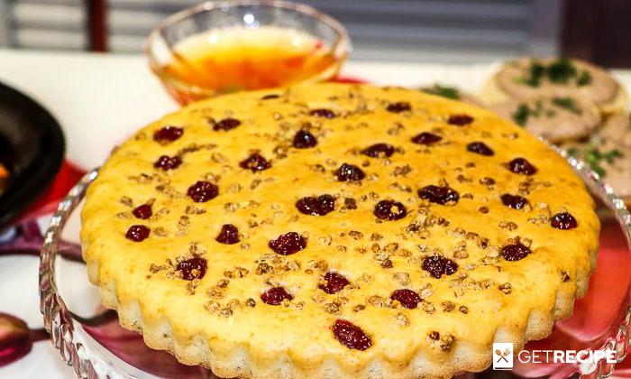 Photo of Постный пирог с сушеной вишней и орехами (2-й рецепт)