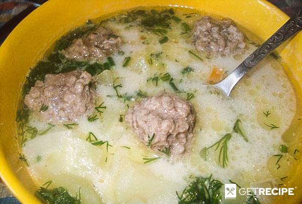 Photo of Суп с фрикадельками и плавленым сыром (2-й рецепт)