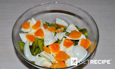 Салат из стручковой фасоли и яйца (2-й рецепт)