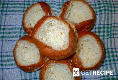 Фаршированные булочки с грибами и яйцом (2-й рецепт)