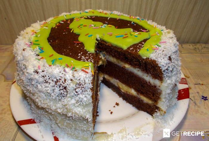 Photo of Шоколадный торт на кипятке в мультиварке.