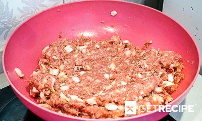 Кольца кабачков, фаршированные мясом (2-й рецепт)