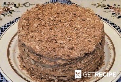 Торт «Наполеон» с орехами (2-й рецепт)