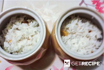 Тыковник с рисом в горшочках (2-й рецепт)