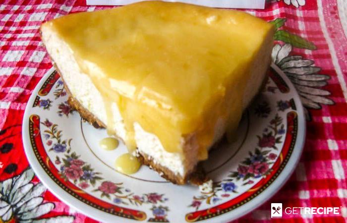 Photo of Творожный пирог с лимонным курдом.