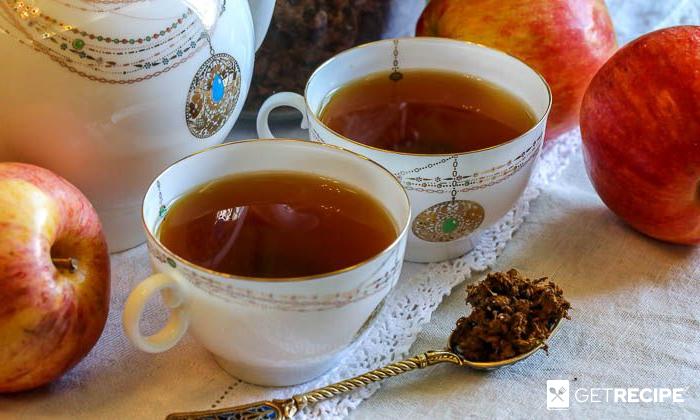 Ферментированный чай из листьев яблони (2-й рецепт)