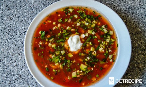 Photo of Холодный томатный суп (2-й рецепт)