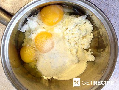 Творожно-сырная запеканка с крабовыми палочками (2-й рецепт)