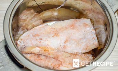 Блюдо из кальмаров в мультиварке — рис с овощами и морепродуктами