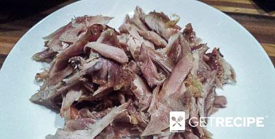 Салат с курицей, жареным беконом и грибами от шеф-повара (2-й рецепт)
