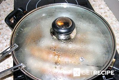 Фасоль с колбасками в горшке (гювеч) (2-й рецепт)