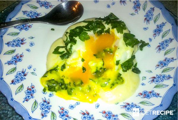 Photo of Яйцо — пашот под сырным соусом (2-й рецепт)
