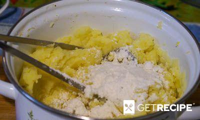 Мексиканские картофельные лепешки с сыром и ветчиной (2-й рецепт)