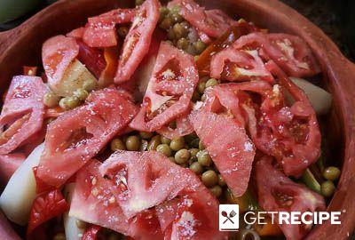 Куриные бедра с овощами и оливками в тажине (2-й рецепт)