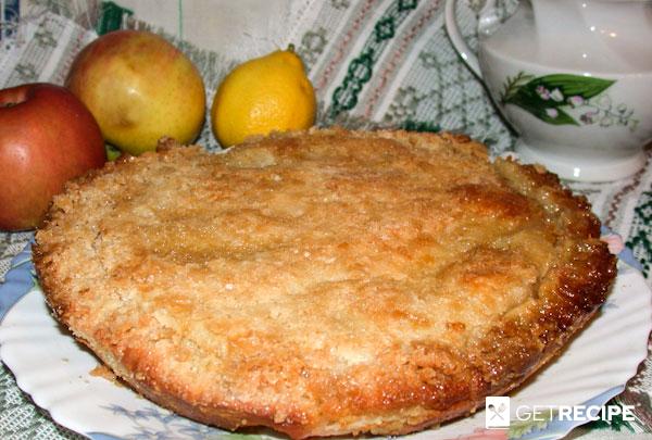 Photo of Пирог с яблоками и карамелью.