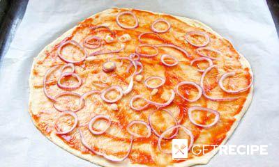 Пицца с мидиями (2-й рецепт)