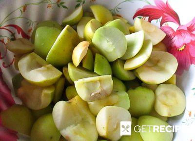 Компот из яблок и вишни с мятой (2-й рецепт)