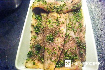 Рыба под панцирем из трав (2-й рецепт)