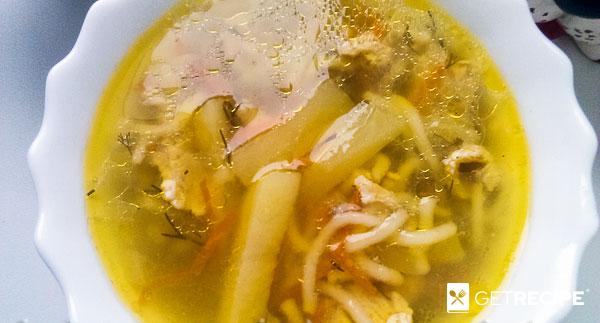 Photo of Куриный суп с вермишелью в мультиварке.