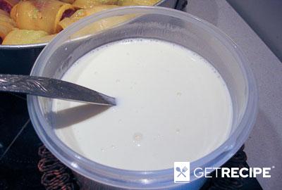 Рулетики из кабачков с фаршем в молочном соусе (2-й рецепт)