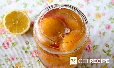 Компот из персиков с лимонным соком (2-й рецепт)