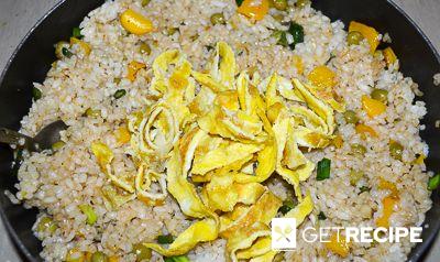 Жареный рис с овощами и яйцом (2-й рецепт)