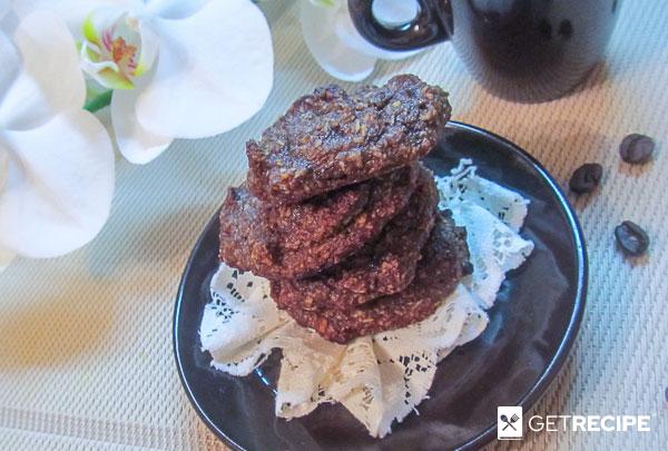 Photo of Банановое печенье с какао, овсяными хлопьями и кокосовой стружкой (2-й рецепт)