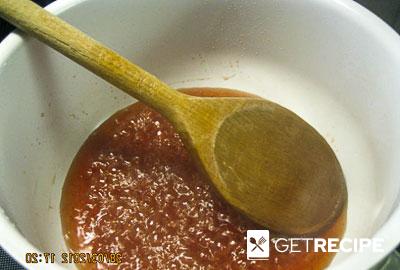 Тунец с соусом из красного уксуса с рукколой и помидорами (2-й рецепт)