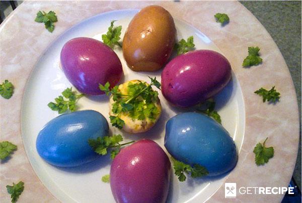 Photo of Разноцветные фаршированные яйца
