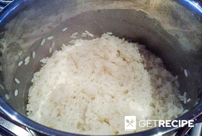 Рисовая запеканка с сыром рокфор и шпинатом (2-й рецепт)