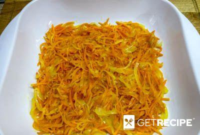 Пелядь, запеченная с морковью и луком под сырной корочкой в духовке (2-й рецепт)