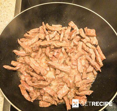 Цуйван - монгольская лапша с овощами и мясом (2-й рецепт)
