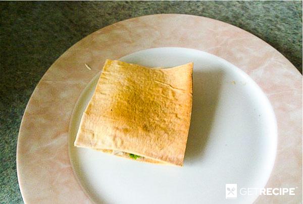 Хрустящий бутерброд из лаваша (2-й рецепт)