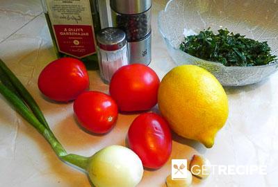 Ближневосточный салат из помидоров (2-й рецепт)
