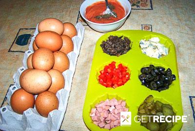 Креспу - закусочный торт из омлетов с начинками (2-й рецепт)