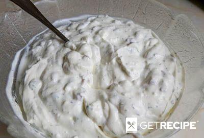 Лосось в духовке с йогуртовым соусом (2-й рецепт)