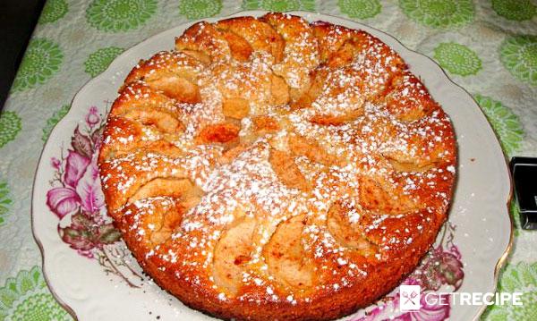Photo of Пирог с яблоками на простокваше (2-й рецепт)
