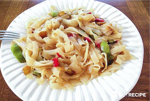 Photo of Рисовая лапша с овощами (3-й рецепт)