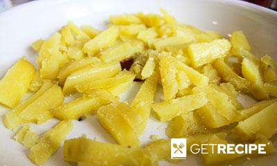 Омлет с картофелем, ветчиной и шпинатом (2-й рецепт)